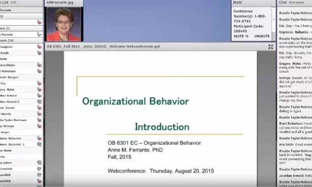 Organizational Instructor Example Organization Behavior and Executive Coaching Sample Class — Video — Unimy