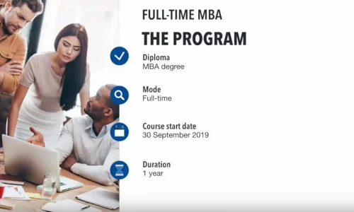 Study a Full-Time MBA