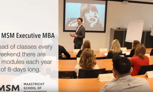 The Executive MBA, designed for working professionals