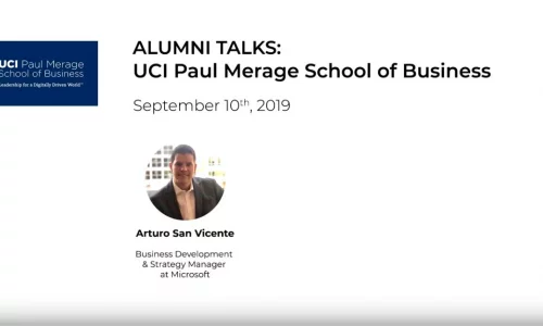 Unimy Alumni Talks - UCI Paul Merage School Of Business