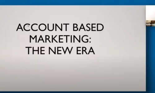 Webinar on Account Based Marketing