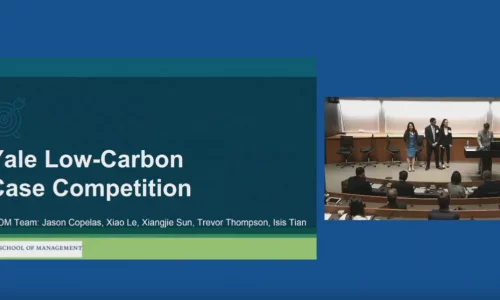 Yale Responsible Investing Conference 2015: Yale SOM Case Competition Presentation